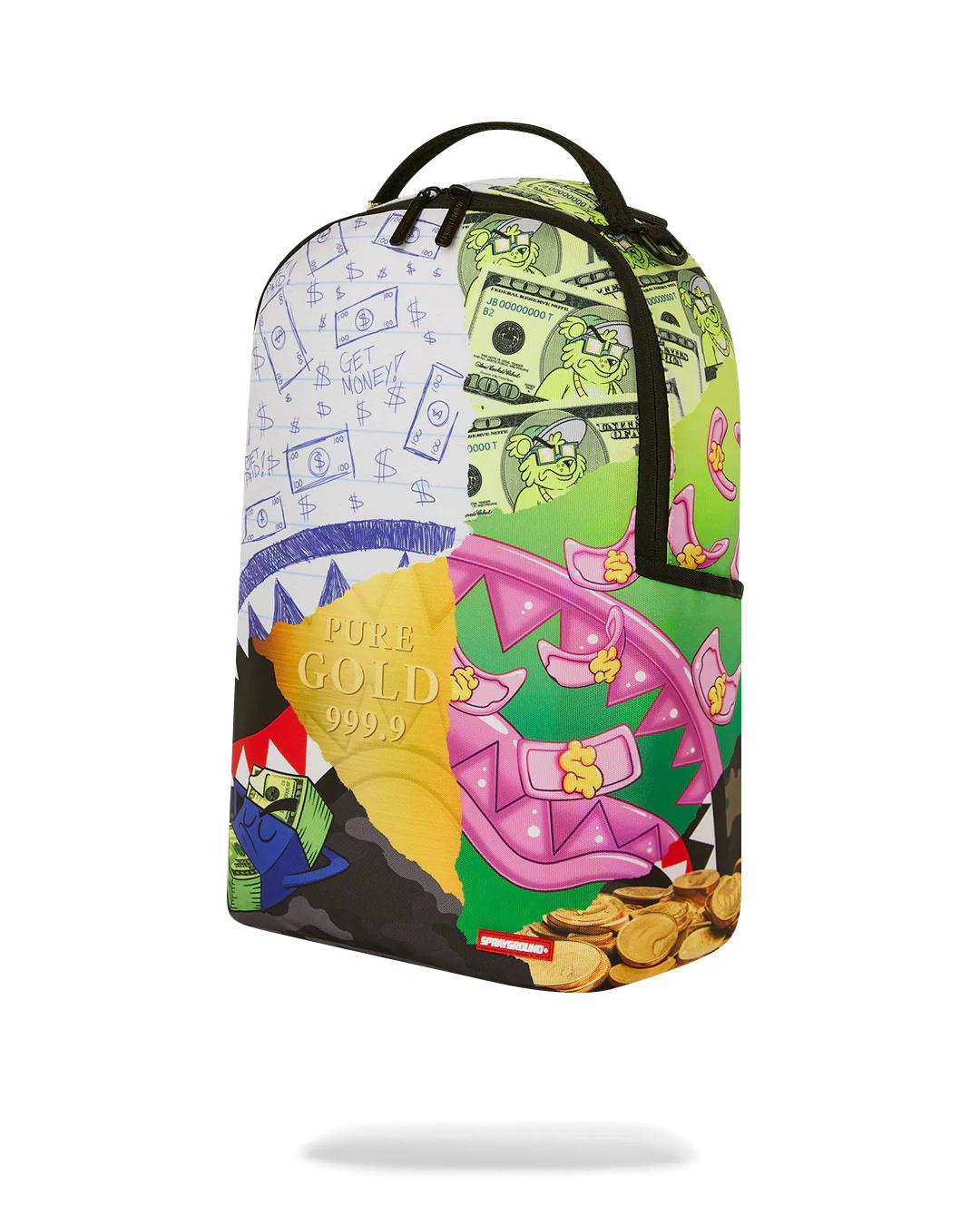 Sprayground MEAN MONEY COLLAGE BACKPACK