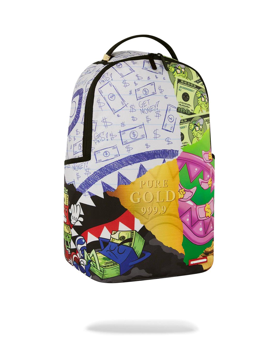 Sprayground MEAN MONEY COLLAGE BACKPACK
