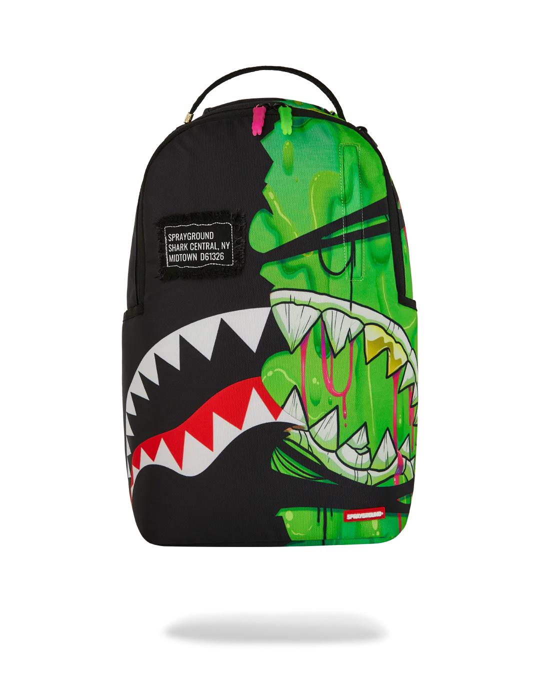 Sprayground ZOMBIE OOZE SHARK CENTRAL BACKPACK