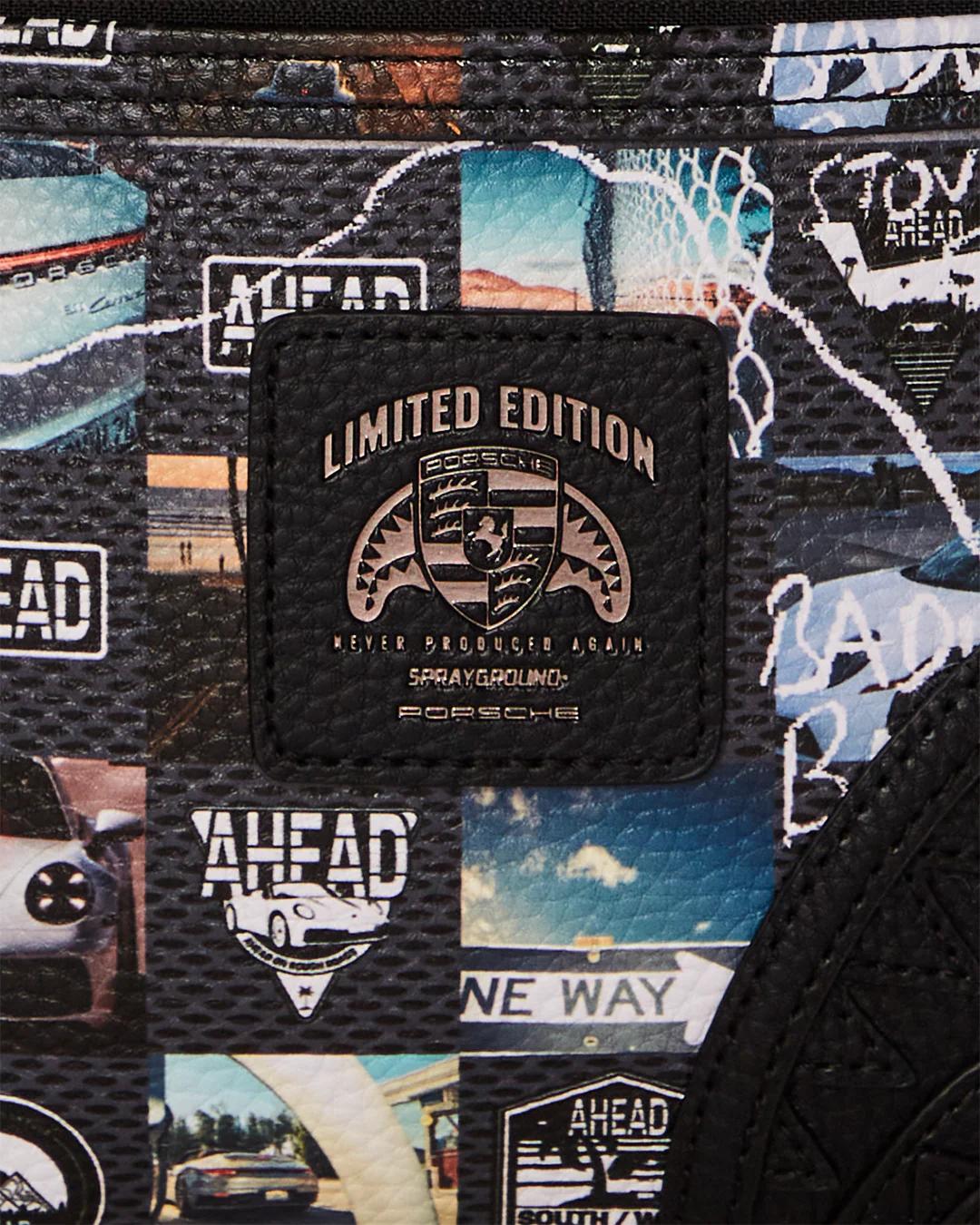 Sprayground PORSCHE AHEAD COLLAB SAVVY CROSSBODY - LIMITED EDITION