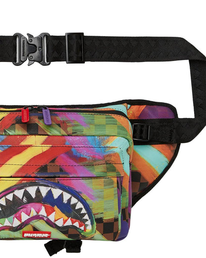 Sprayground SHARKS IN PARIS CITY STREAKS CARGO CROSSBODY
