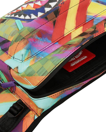 Sprayground SHARKS IN PARIS CITY STREAKS CARGO CROSSBODY