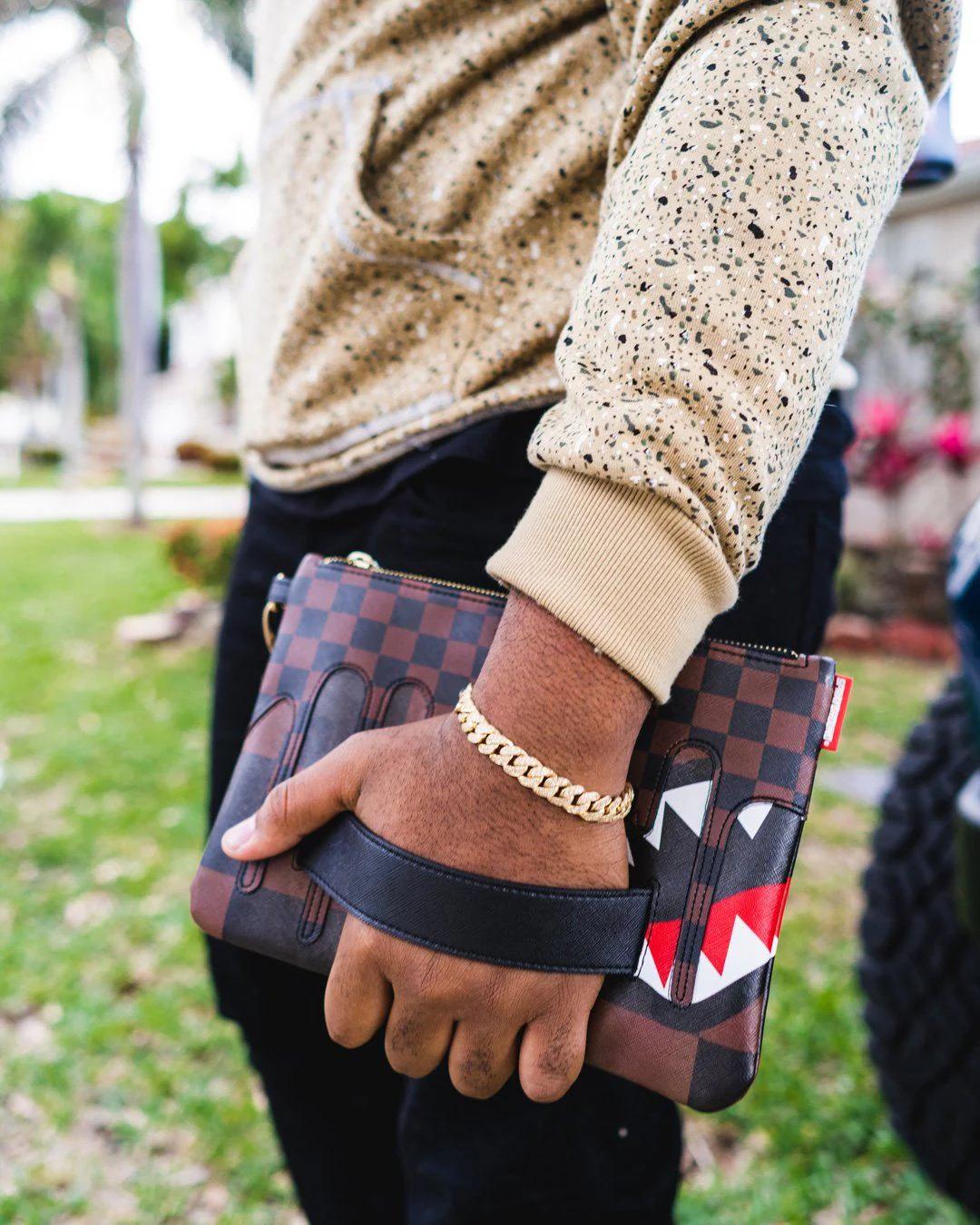 Sprayground XTC SHARKS IN PARIS CROSSOVER CLUTCH