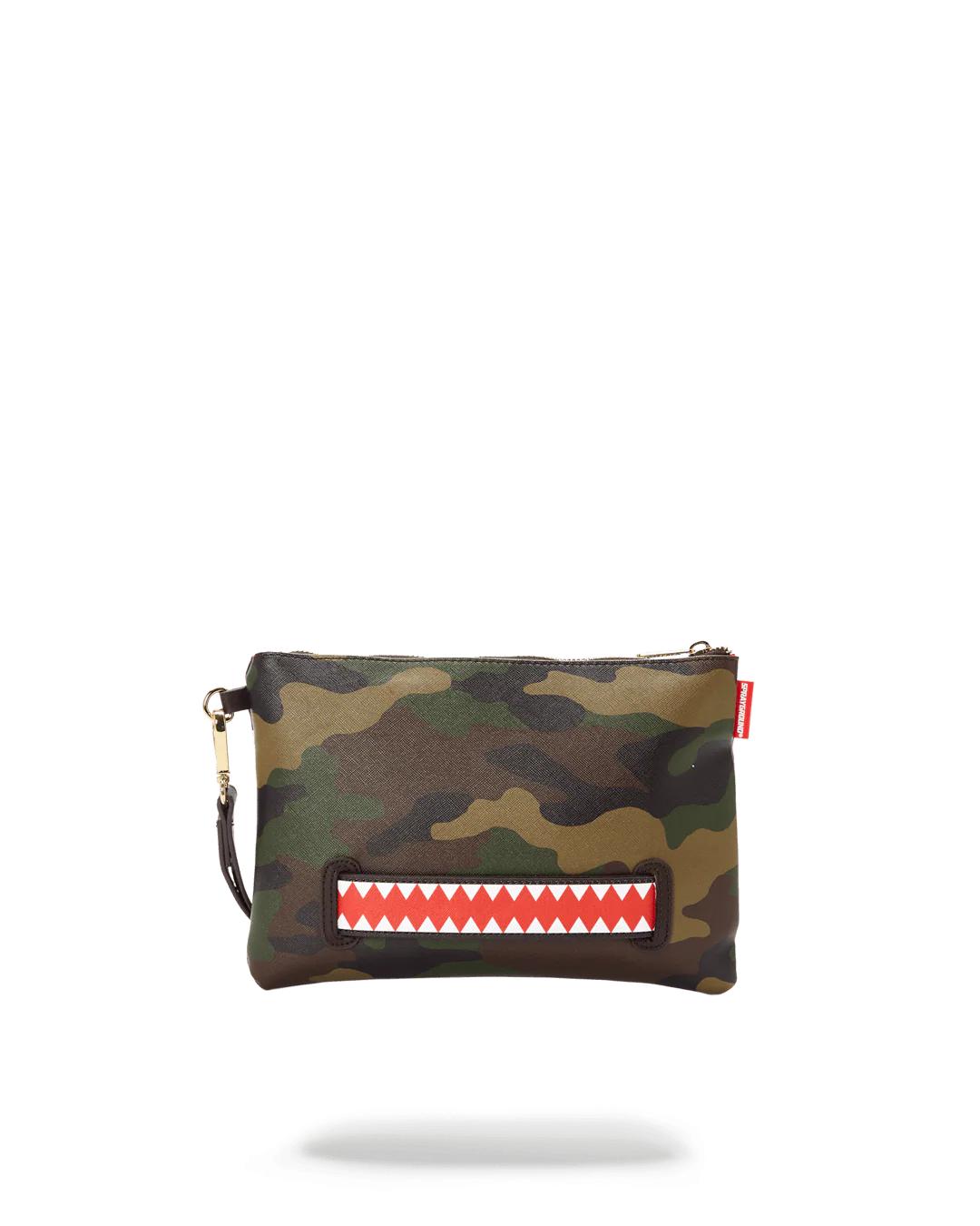 Sprayground CHECKS IN CAMOFLAUGE CROSSOVER CLUTCH