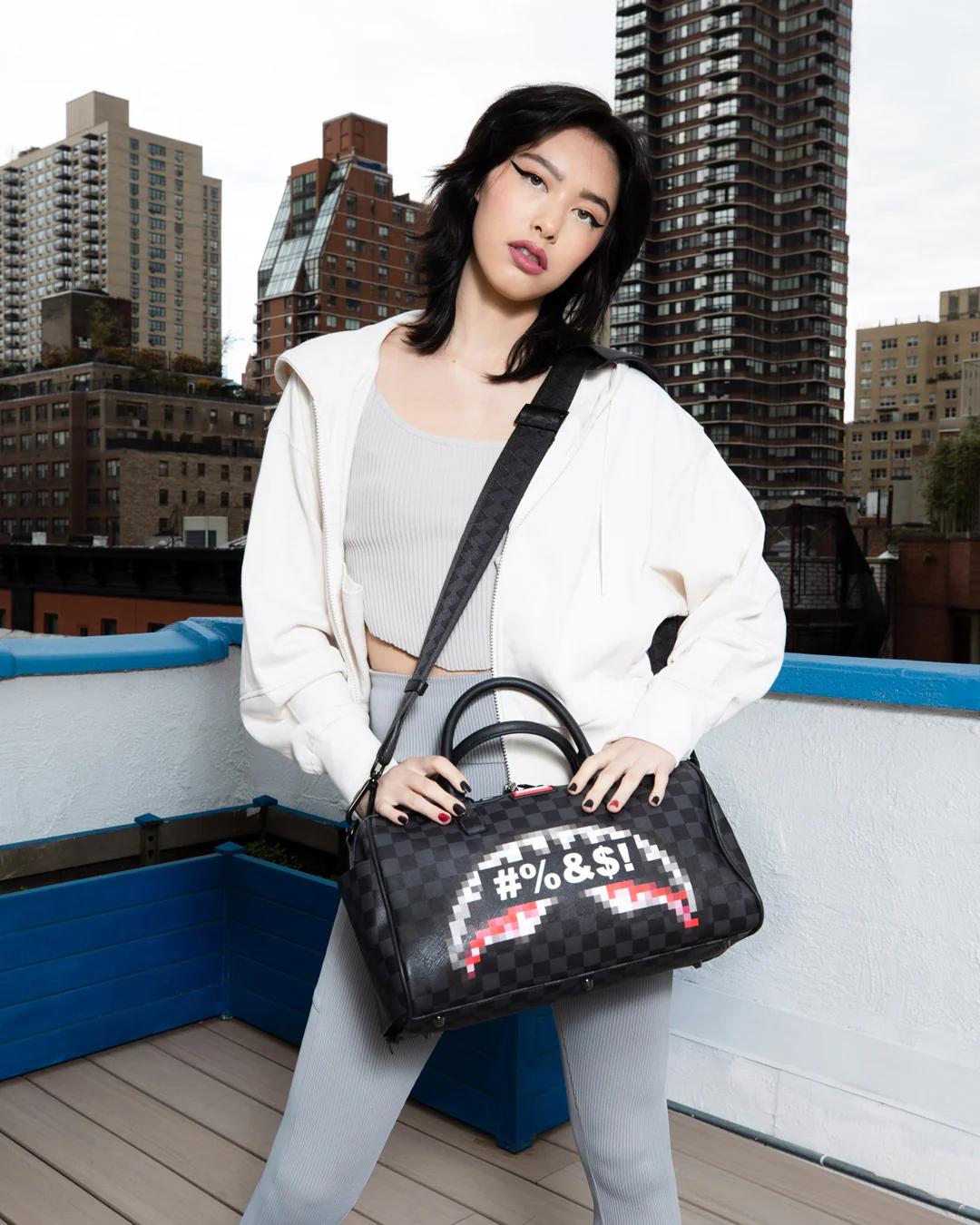 Sprayground WHAT THE BEEP' SHARK MINI DUFFLE
