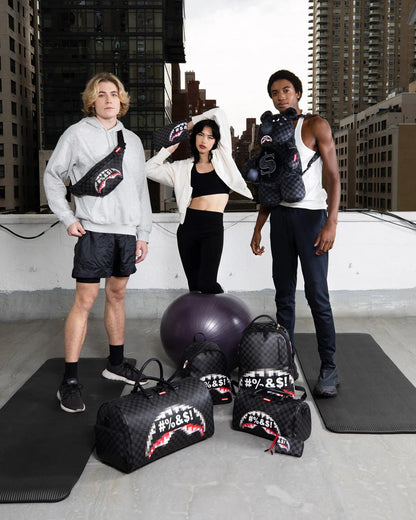 Sprayground WHAT THE BEEP' SHARK DUFFLE