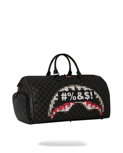 Sprayground WHAT THE BEEP' SHARK DUFFLE