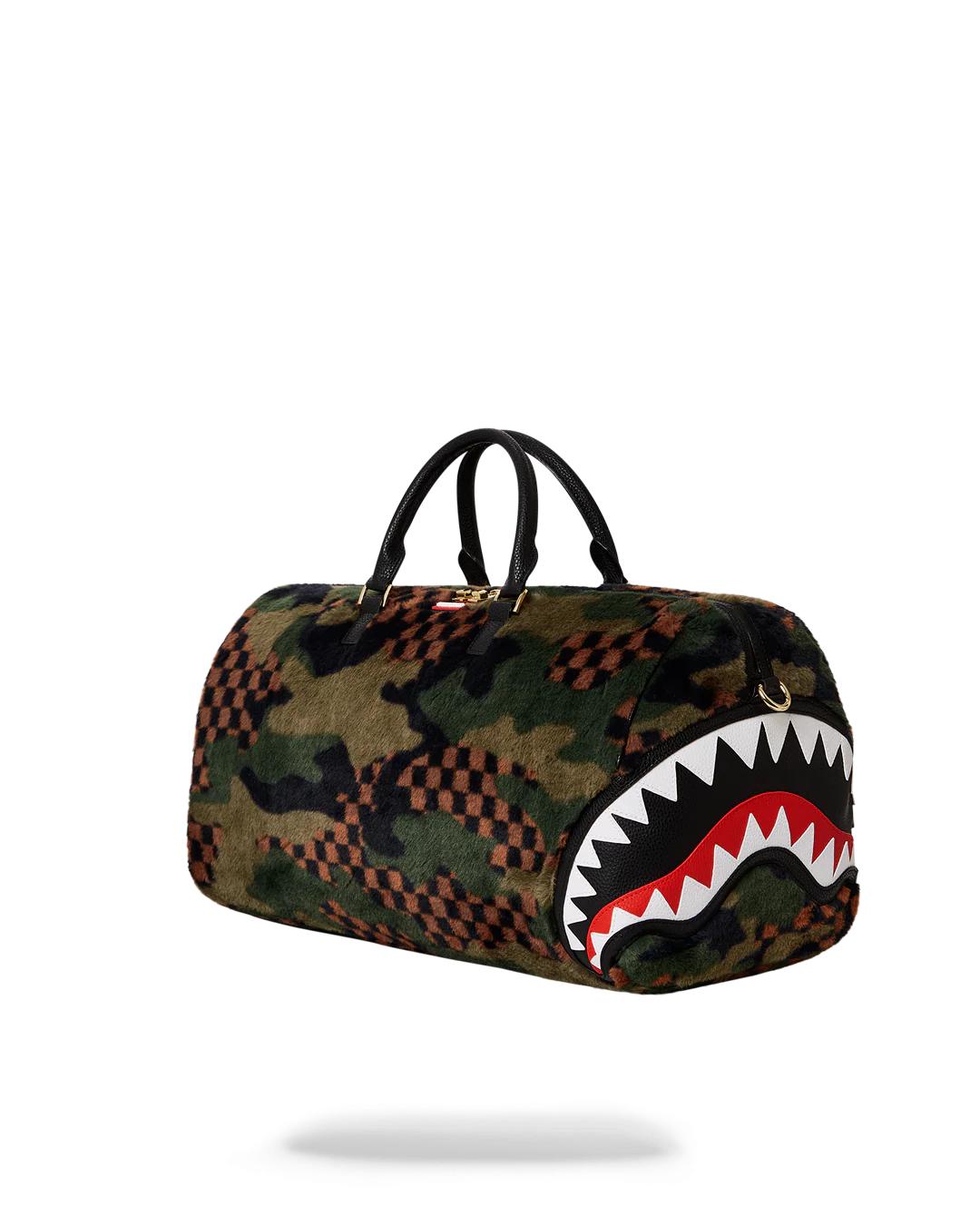 Sprayground BIG SKY FUR SHARK DUFFLE