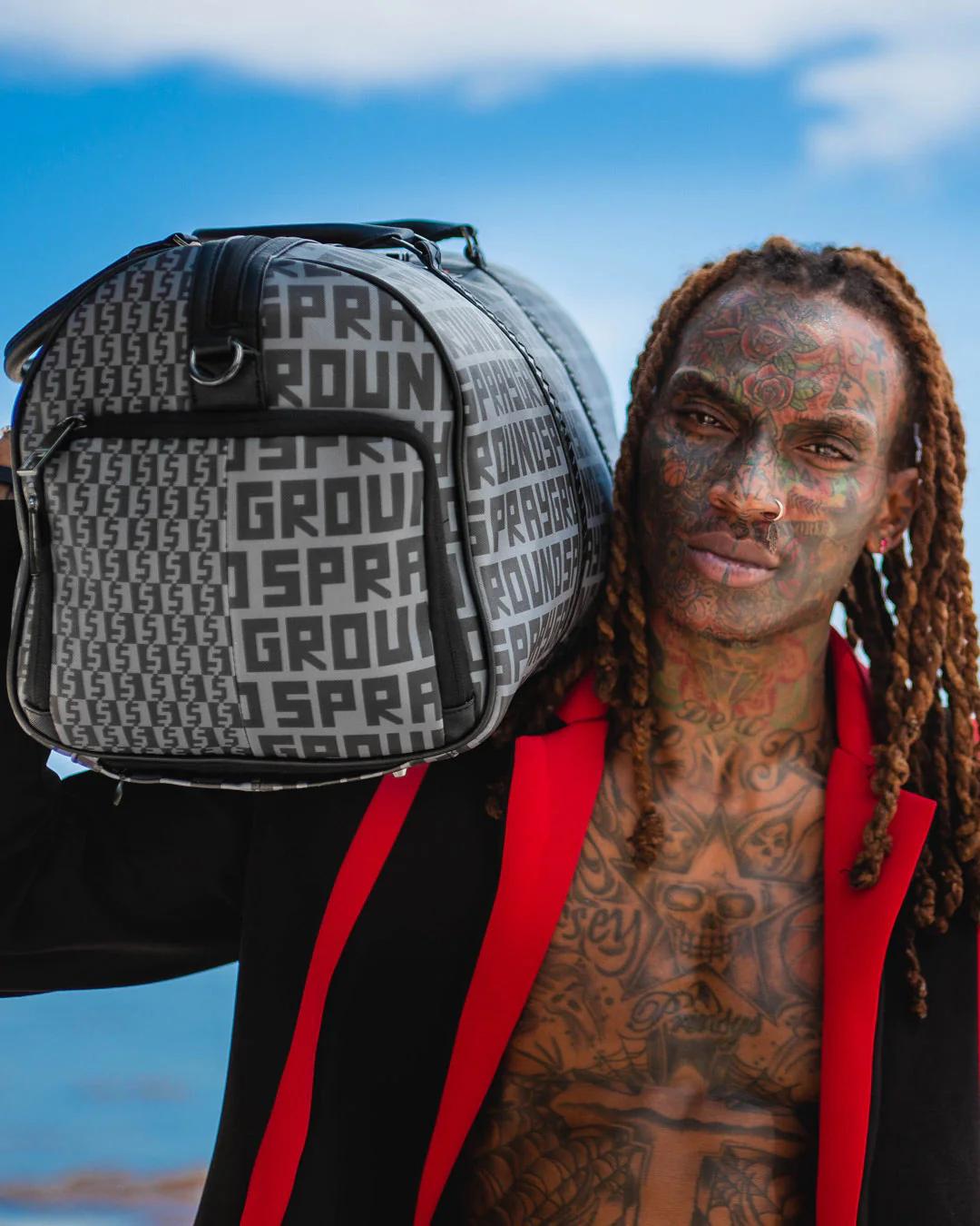 Sprayground SHARKFINITY STEALTH PILOT DUFFLE
