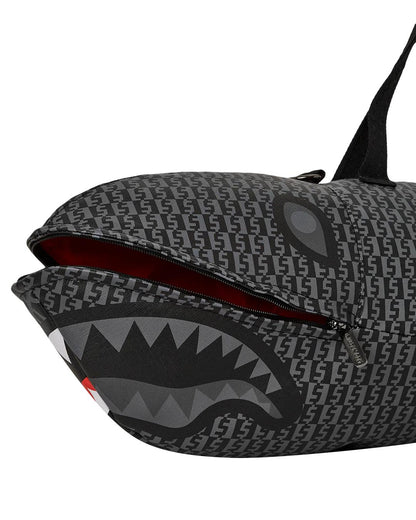 Sprayground SHARKFINITY STEALTH PILOT SHARK SHAPE DUFFLE