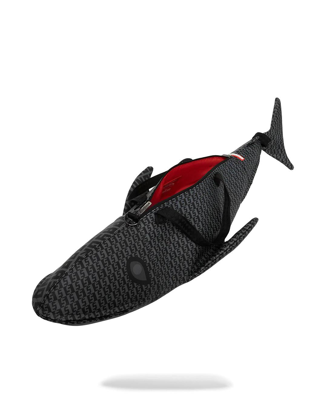 Sprayground SHARKFINITY STEALTH PILOT SHARK SHAPE DUFFLE