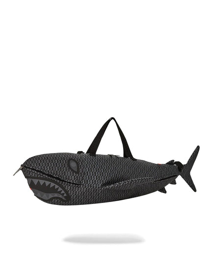 Sprayground SHARKFINITY STEALTH PILOT SHARK SHAPE DUFFLE