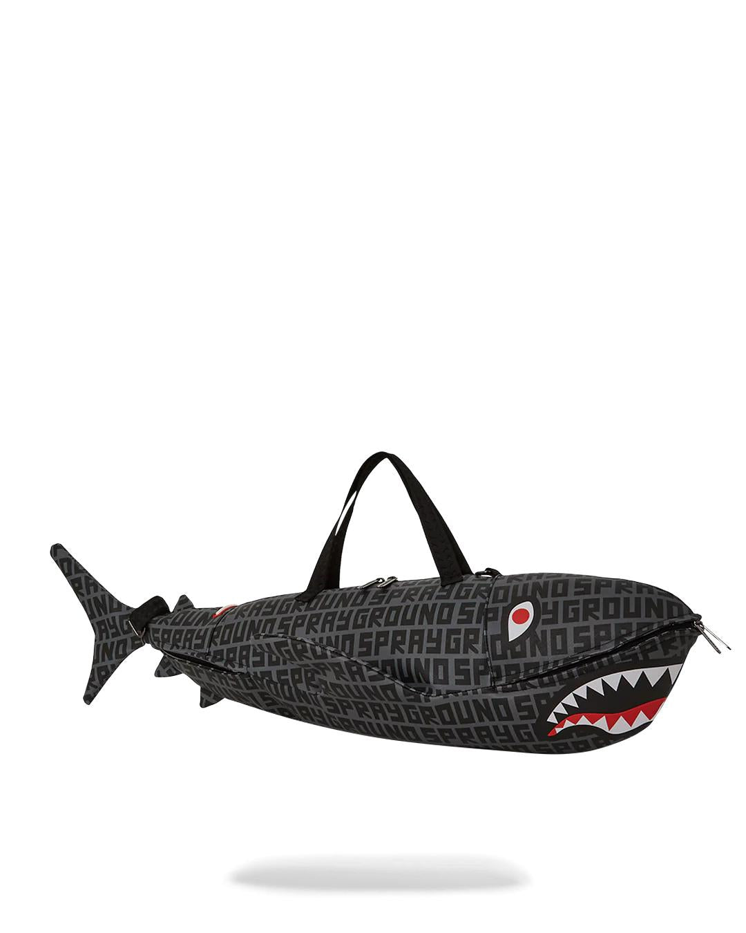 Sprayground SHARKFINITY STEALTH PILOT SHARK SHAPE DUFFLE