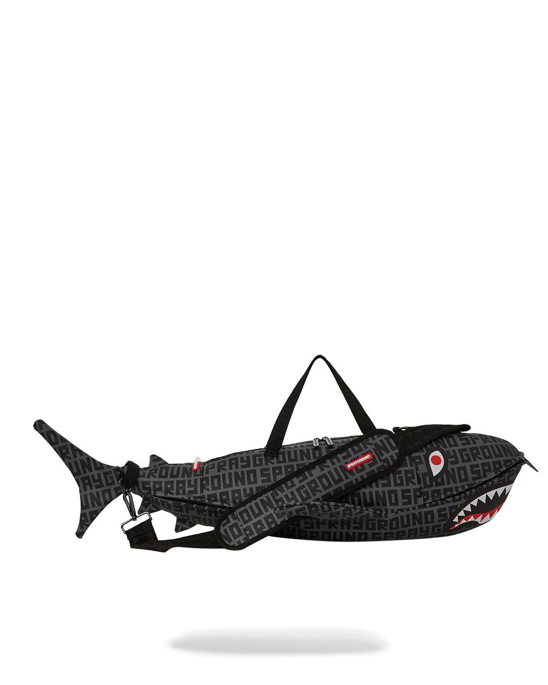 Sprayground SHARKFINITY STEALTH PILOT SHARK SHAPE DUFFLE