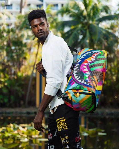 Sprayground SHARKS IN PARIS CITY STREAKS DUFFLE