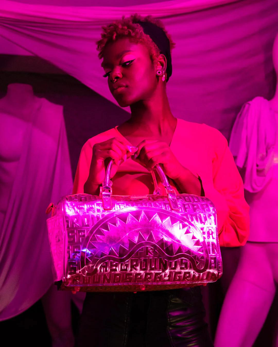 Sprayground INFINITI PINK DIAMOND MINI DUFFLE