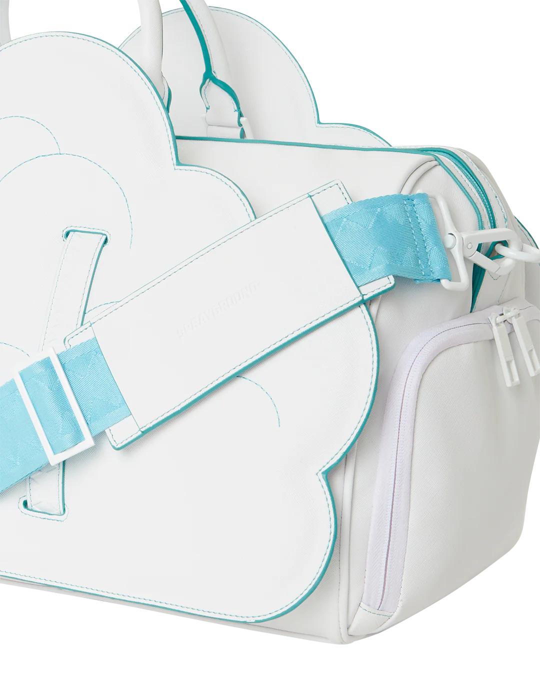 Sprayground CLOUDY WITH A CHANCE OF SHARK DUFFLE