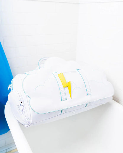 Sprayground CLOUDY WITH A CHANCE OF SHARK DUFFLE