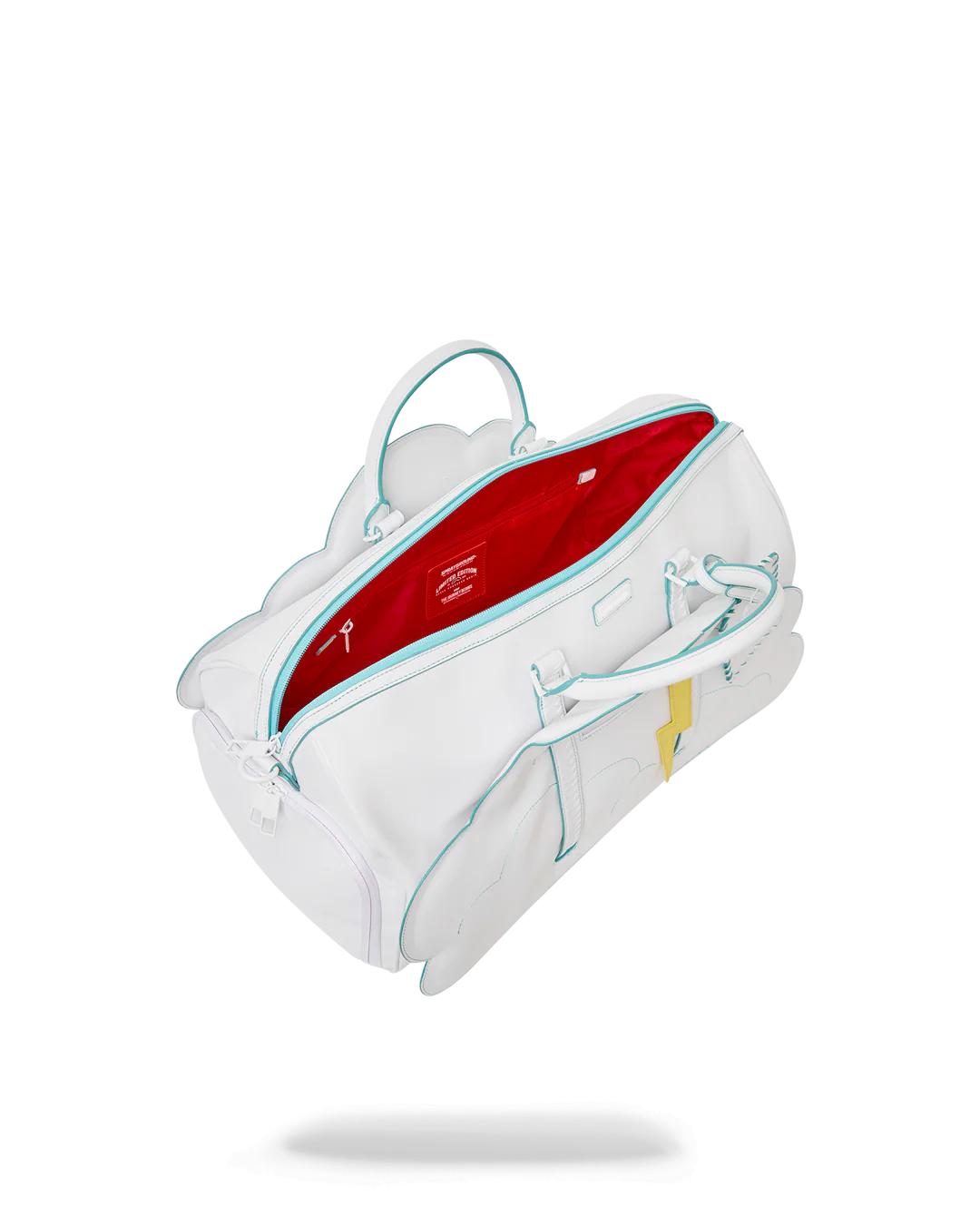 Sprayground CLOUDY WITH A CHANCE OF SHARK DUFFLE