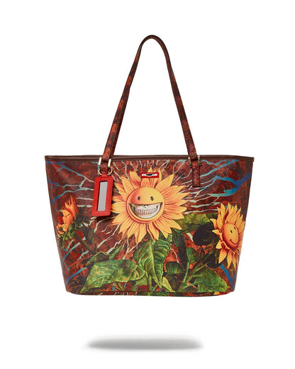 Sprayground SUNFLOWER GRIN RON ENGLISH COLLAB TOTE