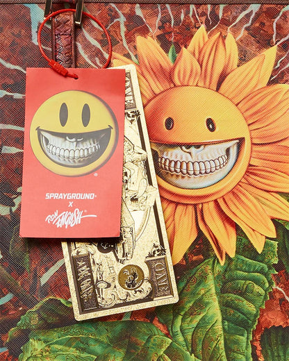 Sprayground SUNFLOWER GRIN RON ENGLISH COLLAB TOTE