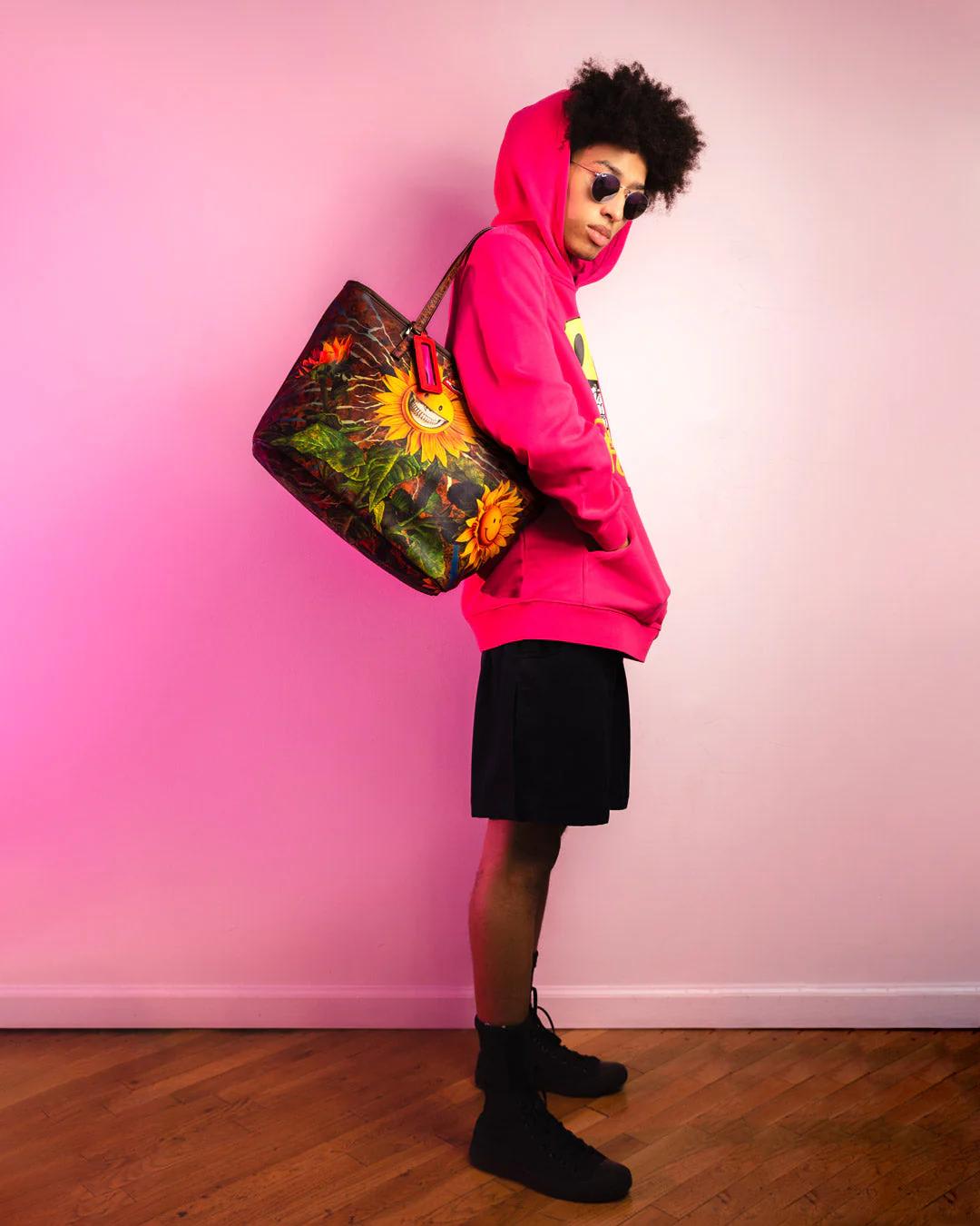 Sprayground SUNFLOWER GRIN RON ENGLISH COLLAB TOTE