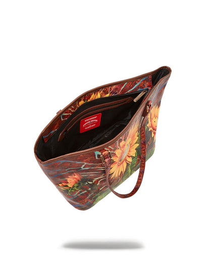 Sprayground SUNFLOWER GRIN RON ENGLISH COLLAB TOTE
