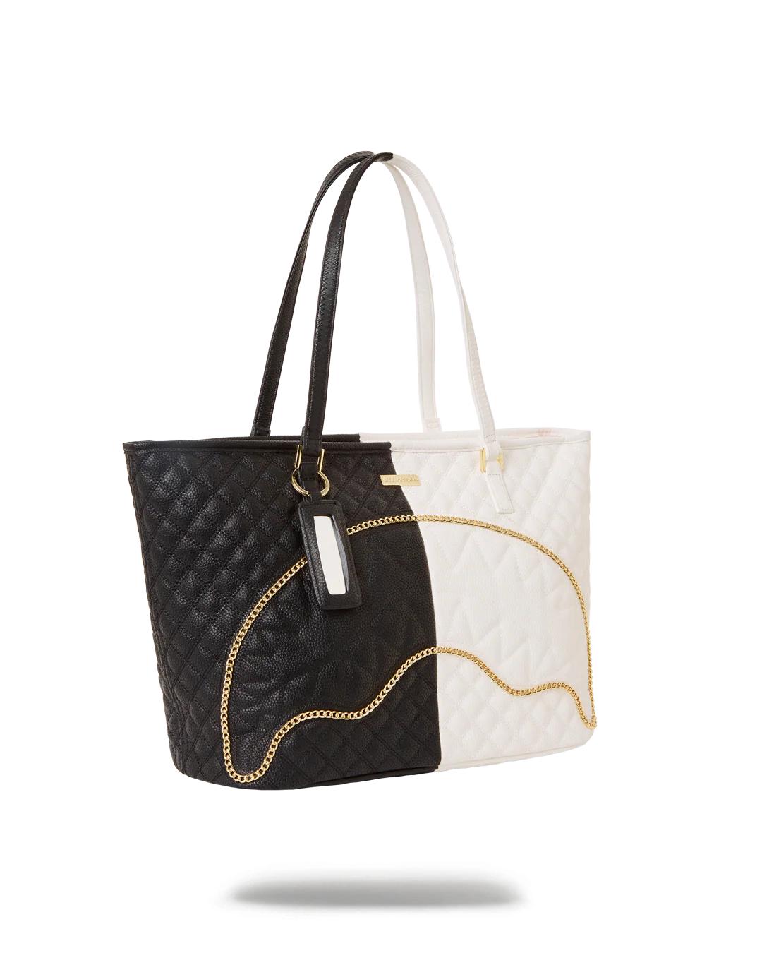 Sprayground LEVELED UP SPLIT QUILT SHARK TOTE