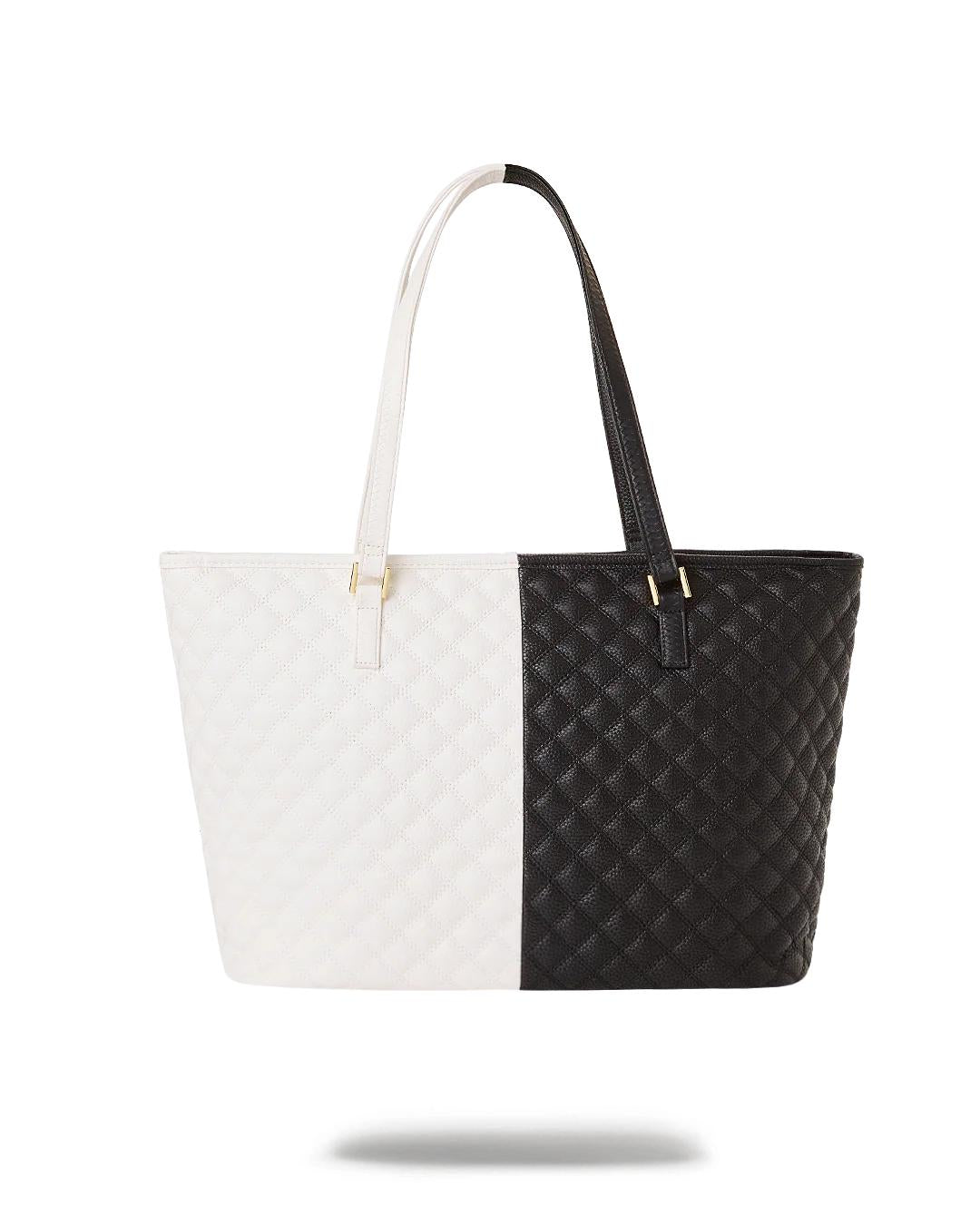 Sprayground LEVELED UP SPLIT QUILT SHARK TOTE