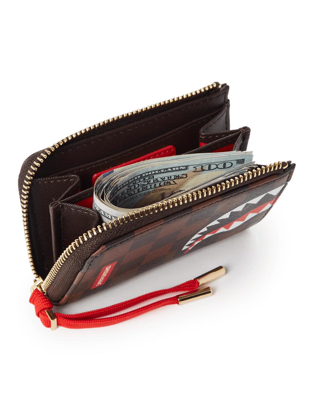 Sprayground CHECKS IN CAMOFLAUGE WALLET