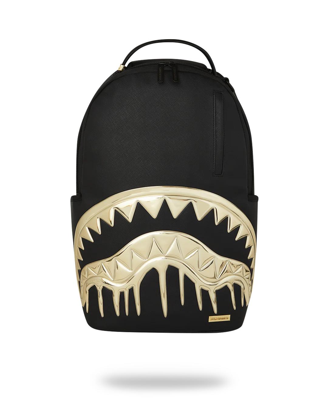 Sprayground GOLDHEART SHARK DRIP BACKPACK