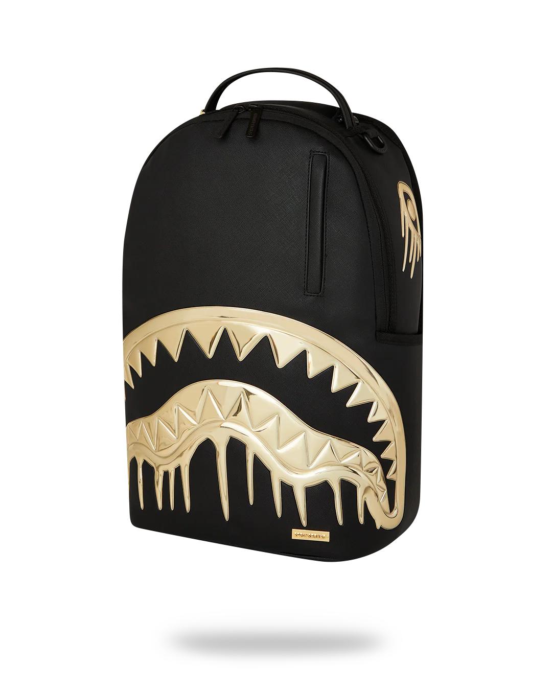 Sprayground GOLDHEART SHARK DRIP BACKPACK
