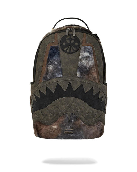 Sprayground FOUNDATION DAYS FUR COAT SHARK BACKPACK