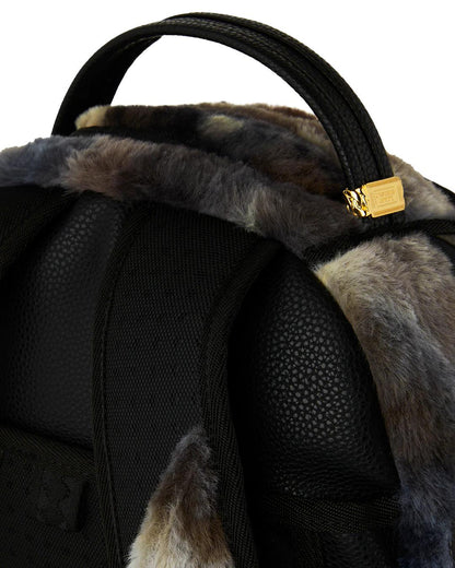 Sprayground FOUNDATION DAYS FUR COAT SHARK BACKPACK