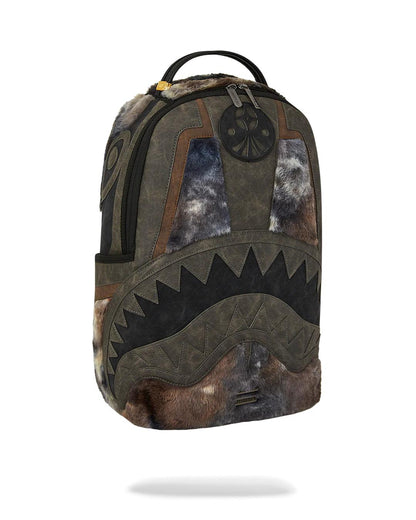 Sprayground FOUNDATION DAYS FUR COAT SHARK BACKPACK