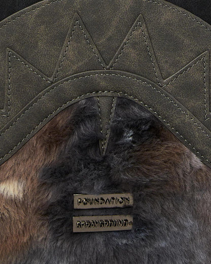 Sprayground FOUNDATION DAYS FUR COAT SHARK BACKPACK