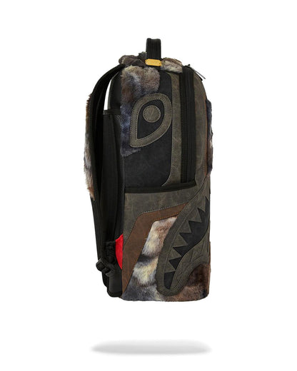 Sprayground FOUNDATION DAYS FUR COAT SHARK BACKPACK