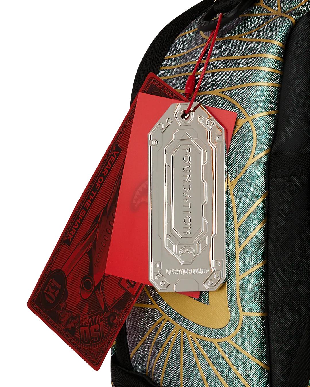 Sprayground FOUNDATION CRYSTAL IRIDESCENT SHARK BACKPACK