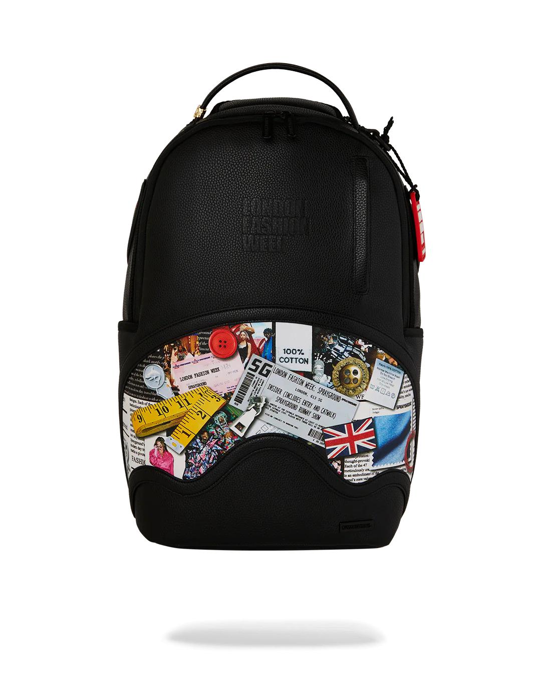 Sprayground LONDON FASHION WEEK MOODBOARD MONTAGE BACKPACK