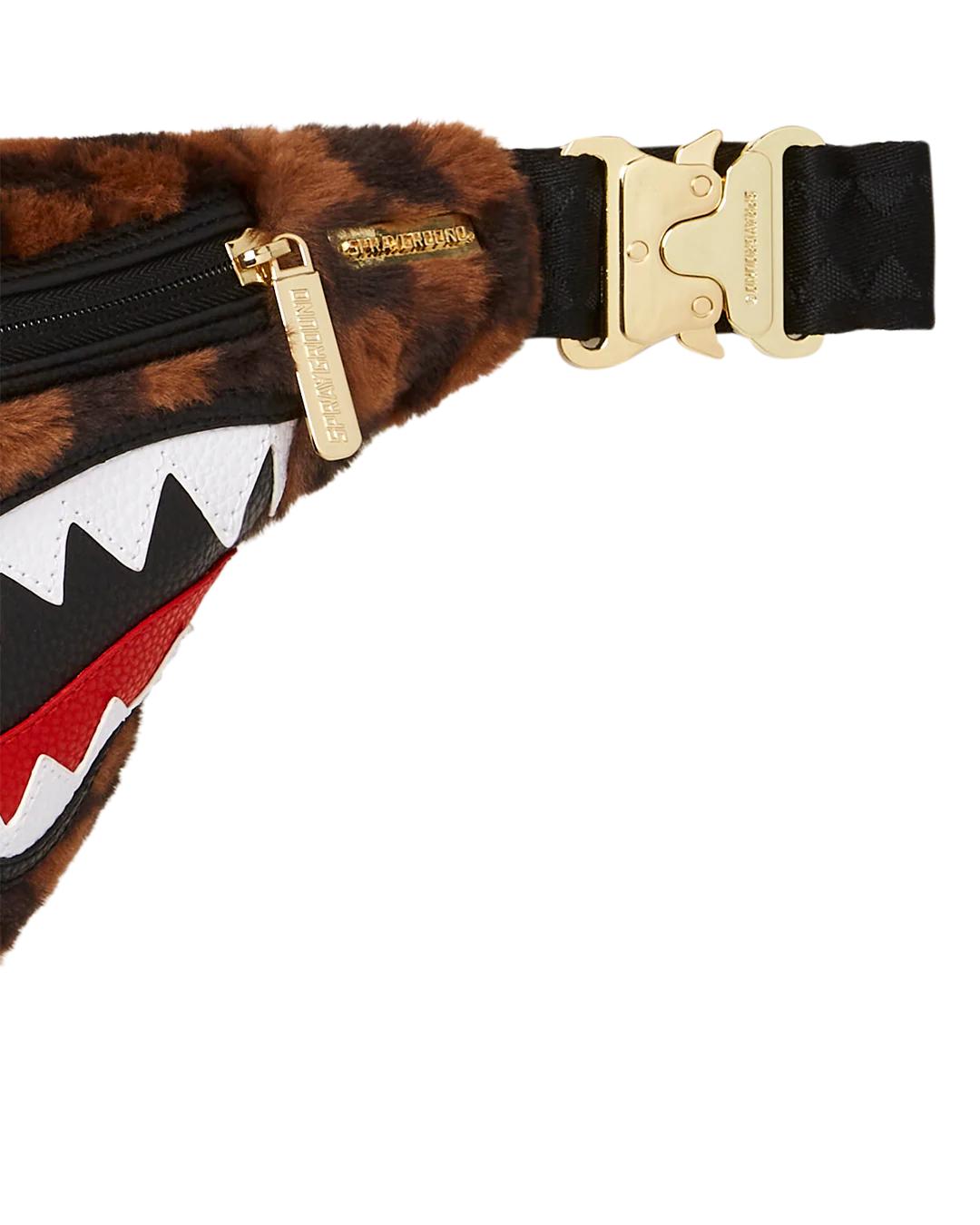 Sprayground FURRR SHARKS IN PARIS SAVVY CROSSBODY