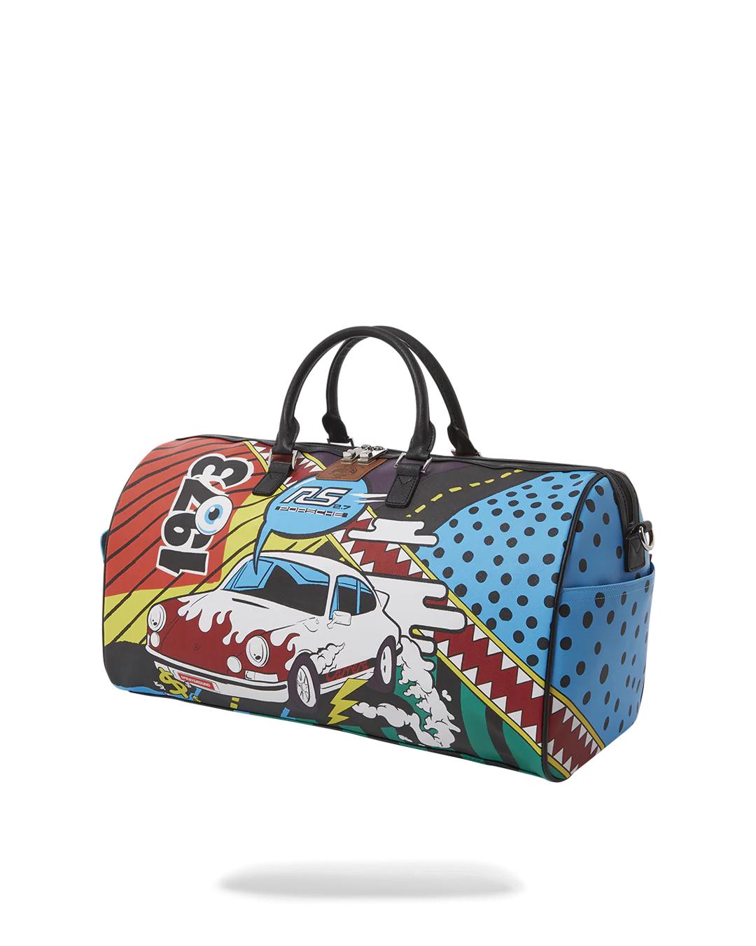 Sprayground PORSCHE 1972 COLLAB DUFFLE (ONLY 1,911 UNITS MADE)