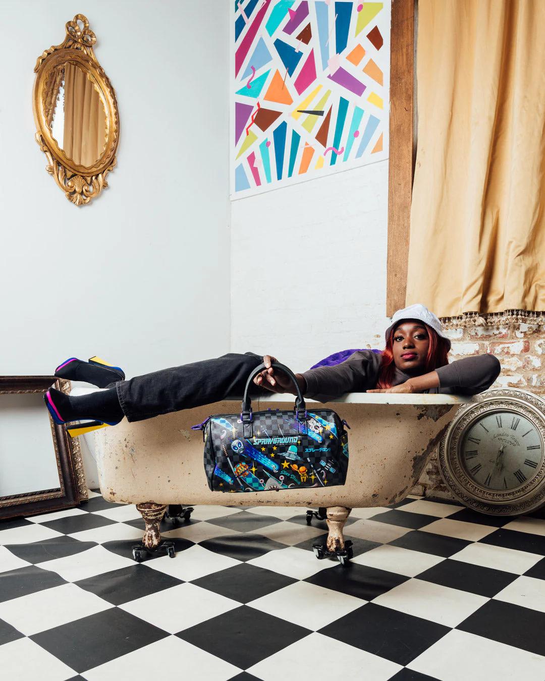 Sprayground WTF ALIEN INVASION MINI DUFFLE