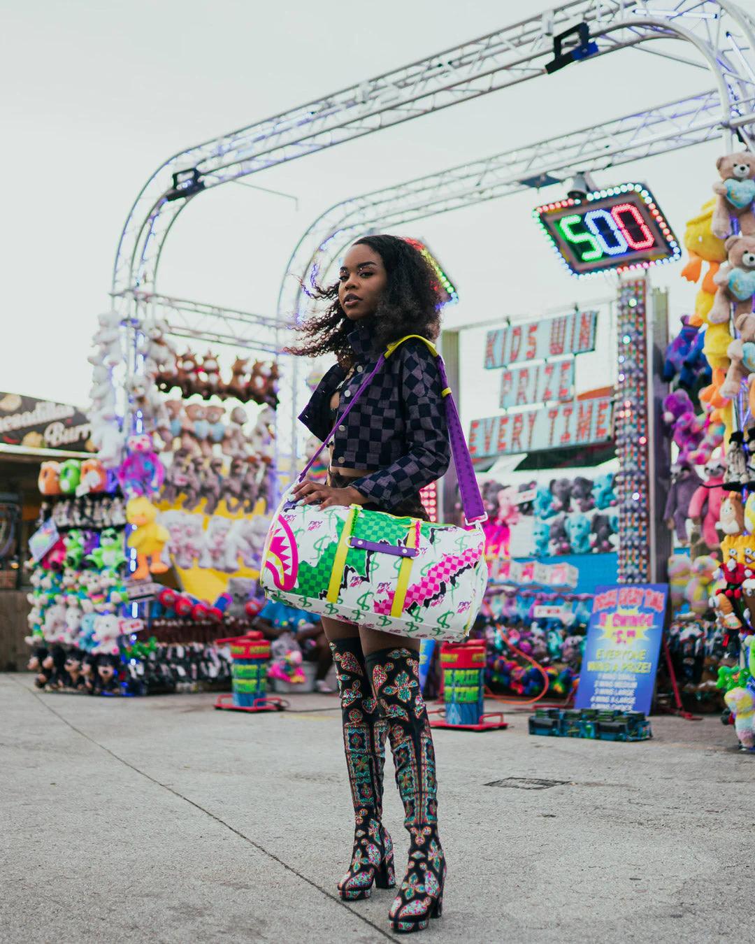 Sprayground DREAMY TECHNICOLOR DUFFLE