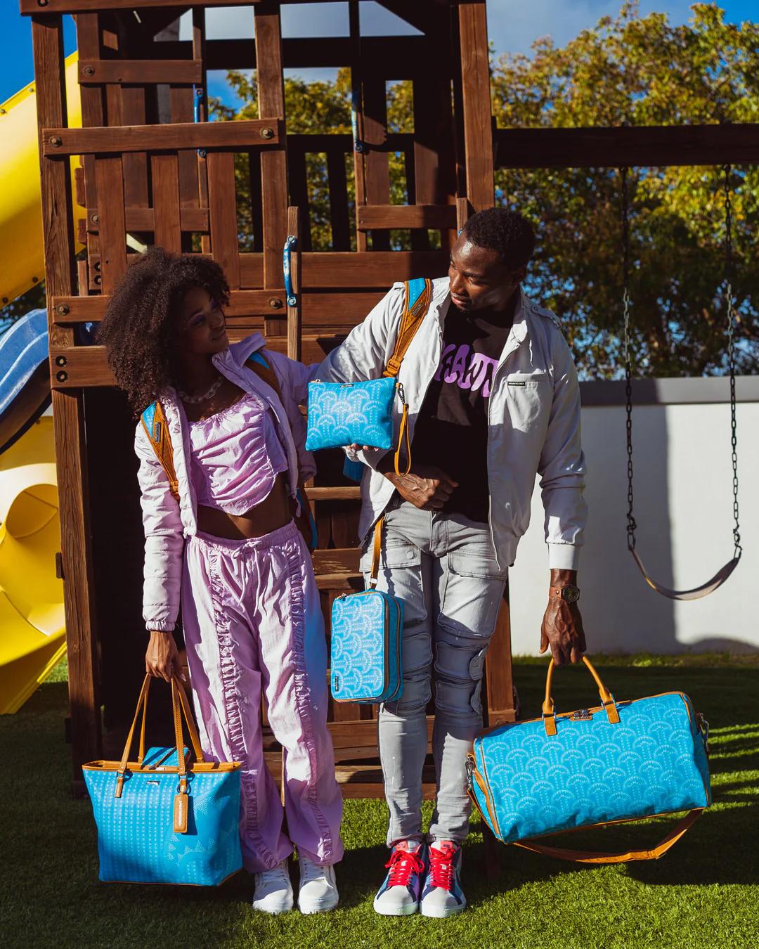 Sprayground ILLUCHAINS TURQ TOTE