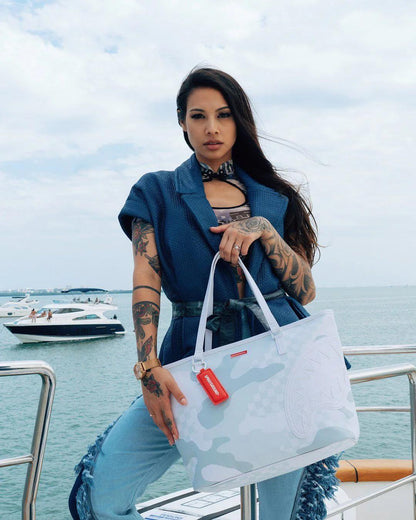 Sprayground 3AM LE BLANC TOTE