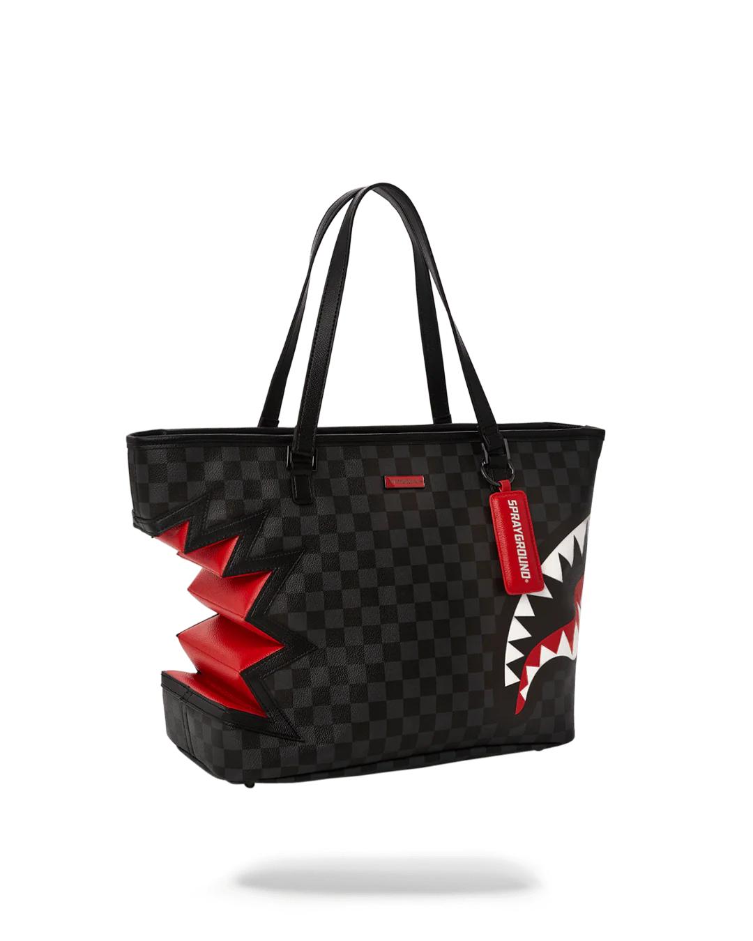 Sprayground SHARK BITE SHARKS IN PARIS GRAY TOTE