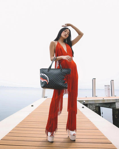 Sprayground SHARK BITE SHARKS IN PARIS GRAY TOTE