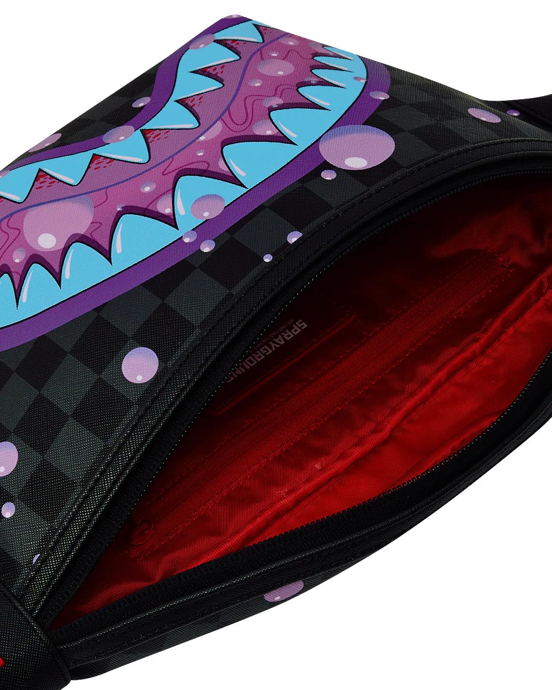 Sprayground PURPLE SLIME SHARK SAVVY CROSSBODY