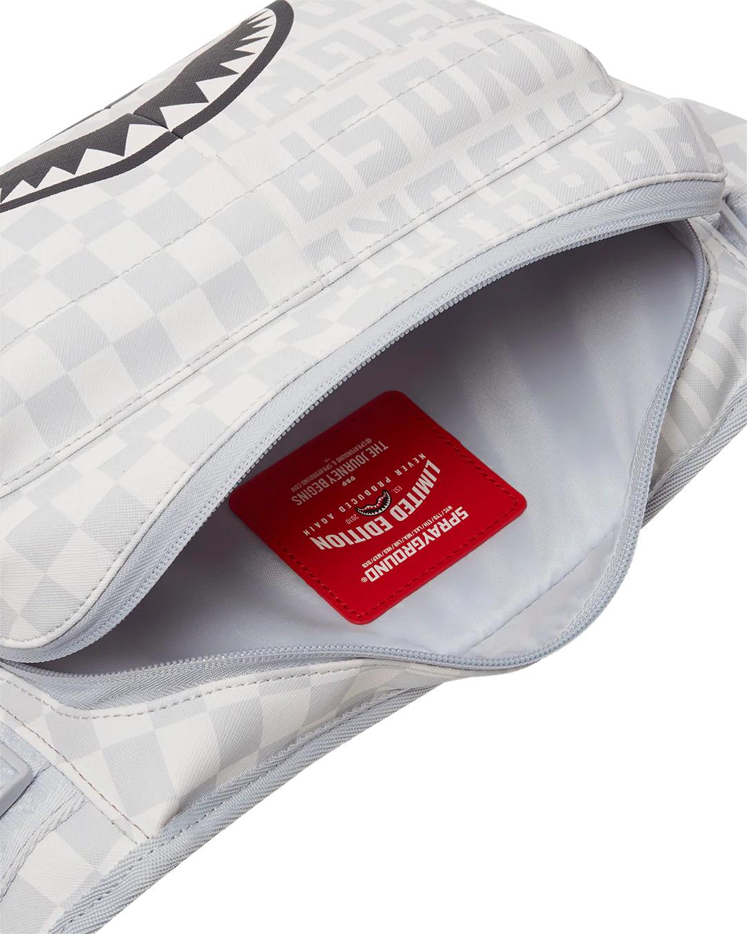 Sprayground SPLIT THE CHECK (PEARL) CARGO CROSSBODY
