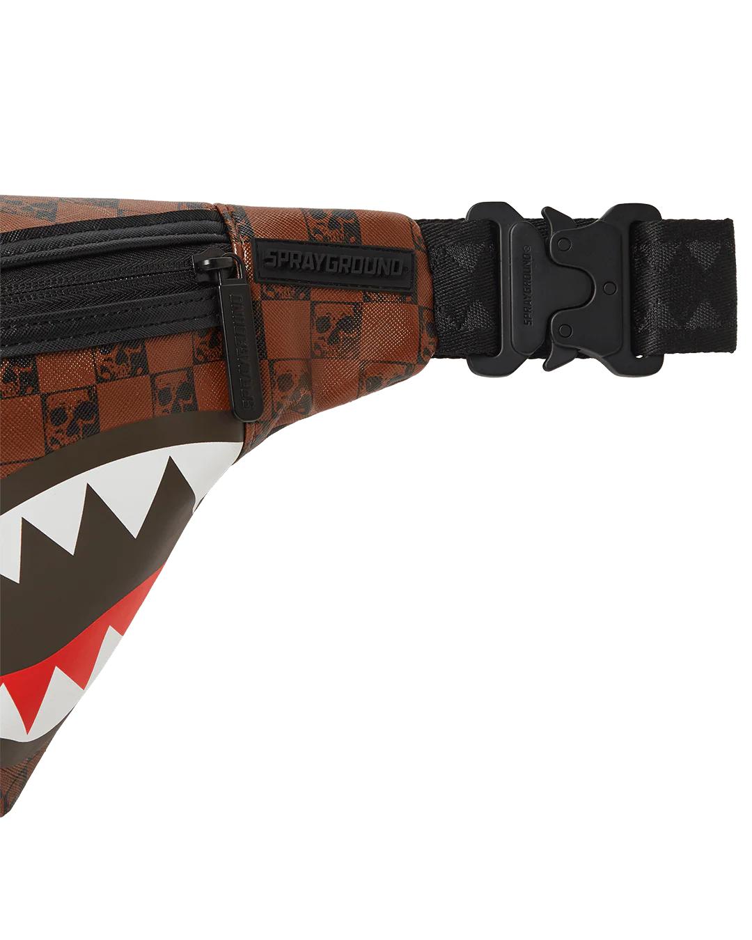 Sprayground SHARKS AND SKULLS SAVVY CROSSBODY